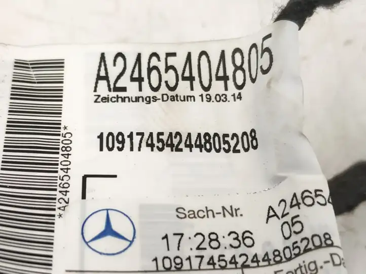 Mercedes-Benz B-class W246 (2014 - 2018) 2465404805 Проводка передней двери — фото 2