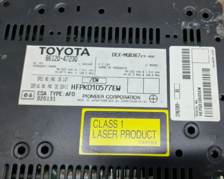 Toyota Prius (XW20) (2003 - 2009) 8612047230 Магнитола / мультимедийная система — фото 9