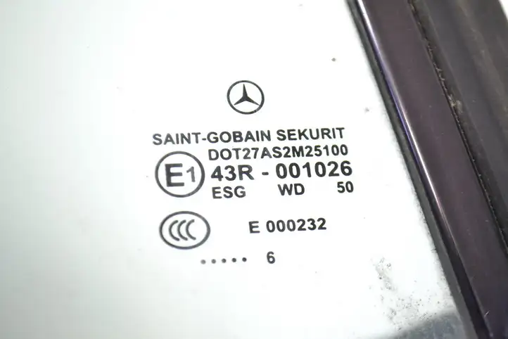 Mercedes-Benz CLK A209,C209 (2002 - 2009) 43R001026 Стекло задней двери — фото 6