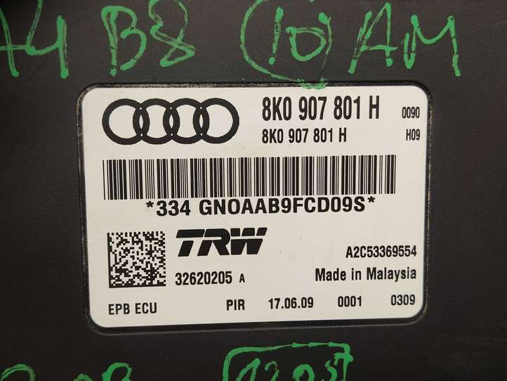 Audi A4 (2007 - 2011)  8K0907801H Модуль управления ручным тормозом