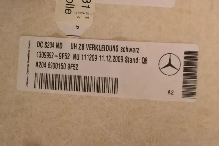 Mercedes-Benz C W204 (2007 - 2014) A2046900150 Потолочная обшивка — фото 6