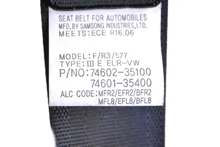 SsangYong Tivoli (2015 - ) 7460135400 Передний ремень безопасности — фото 5