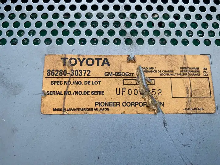 Lexus GS 300 350 430 (2000 - 2004) 8628030372 Усилитель звука — фото 4