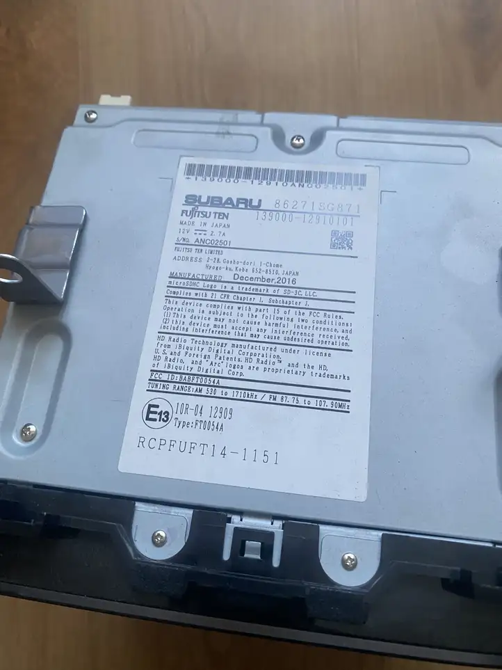 Subaru Forester SJ (2013 - 2018) 86271SG871 Магнитола / мультимедийная система — фото 5
