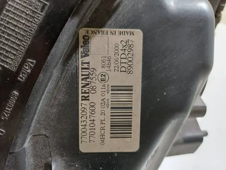 Renault Scenic I (1996 - 2003) 7700432097 Передняя фара — фото 2