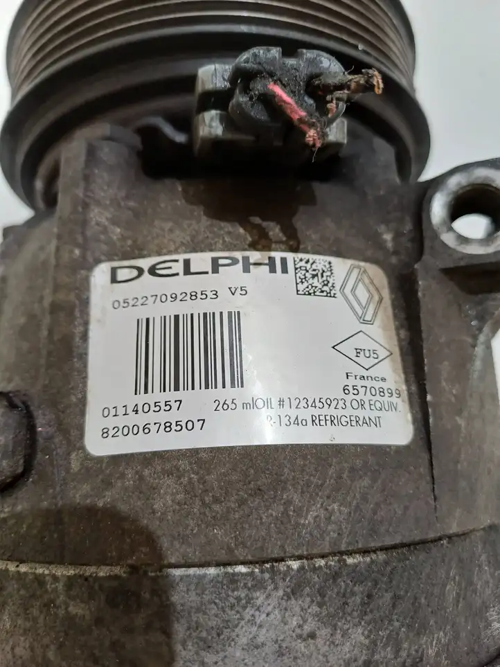Renault Laguna II (2005 - 2007) 8200078507 Компрессор (насос) кондиционера воздуха — фото 2