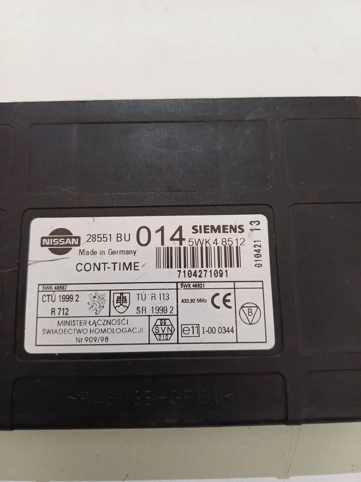 Nissan Almera N16 (2000 - 2010) 28551B0014 Модуль комфорта — фото 2