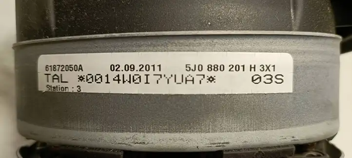 Skoda Roomster (5J) (2010 - 2015) 5J0880201H Подушка безопасности руля — фото 5
