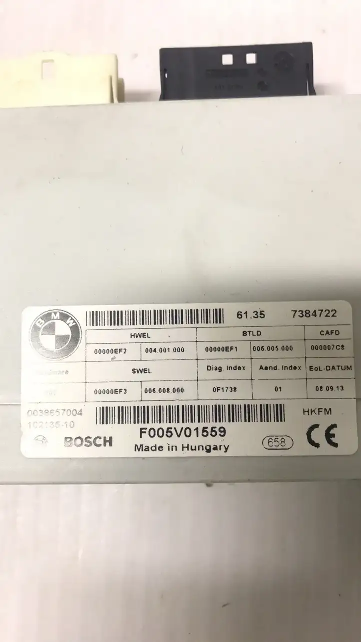 BMW 3 F30 F35 F31 (2012 - 2018) 0038657004 Блок управления крышкой багажника — фото 3