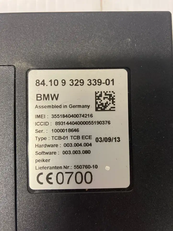 BMW 3 F30 F35 F31 (2012 - 2018) 1000018646 Блок GSM — фото 3