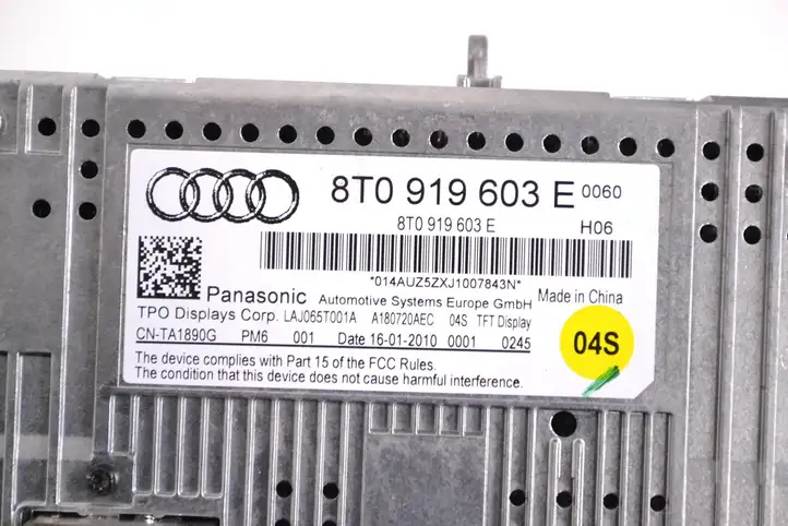 Audi A5 8T 8F (2007 - 2011) 8T0919603E Дисплей / маленький экран — фото 5