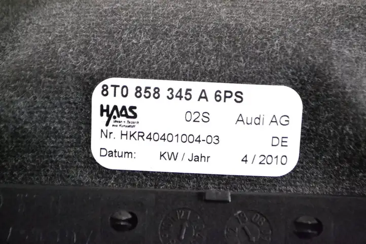 Audi A5 8T 8F (2007 - 2011) 8T0858345A Обшивка рулевой колонки — фото 6
