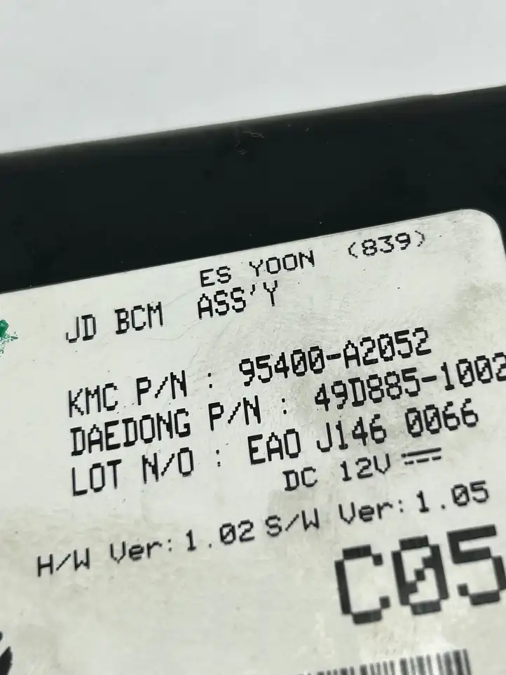 Kia Ceed (2015 - 2018) 95400A2052 Прочие блоки управления — фото 2