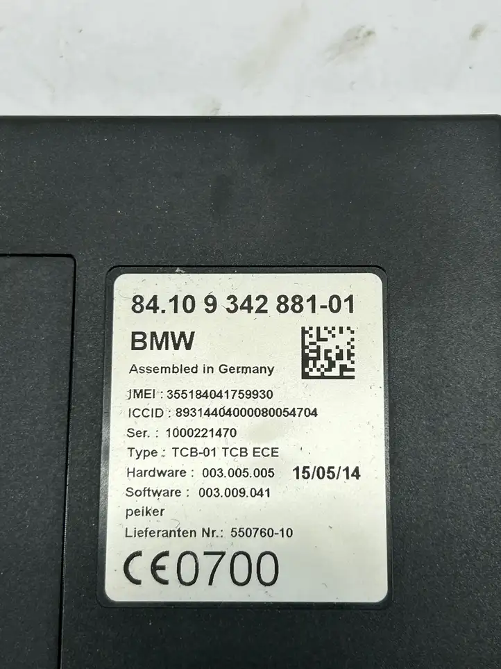 BMW 3 F30 F35 F31 (2012 - 2018) 9342881 Bluetooth модуль — фото 2