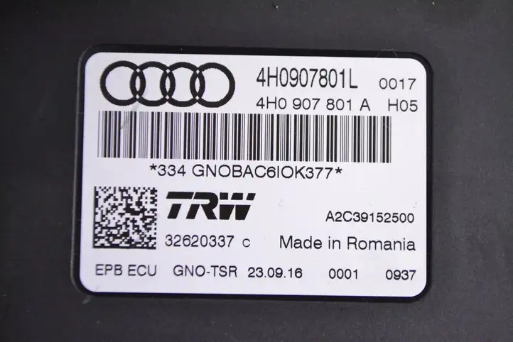 Audi A6 Allroad C7 (2014 - 2018) 32620337 Блок управления стояночным тормозом (EPB) — фото 5
