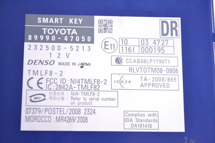 Toyota Prius (XW30) (2009 - 2015) 2325005213 Блок бесключевого доступа — фото 5