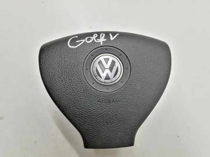 Volkswagen Golf V (2003 - 2009) 1K0880201DD Подушка безопасности руля — фото 3