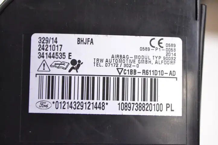 Ford Fiesta (2013 - 2017) C1BBR611D10AD Подушка безопасности сиденья — фото 5