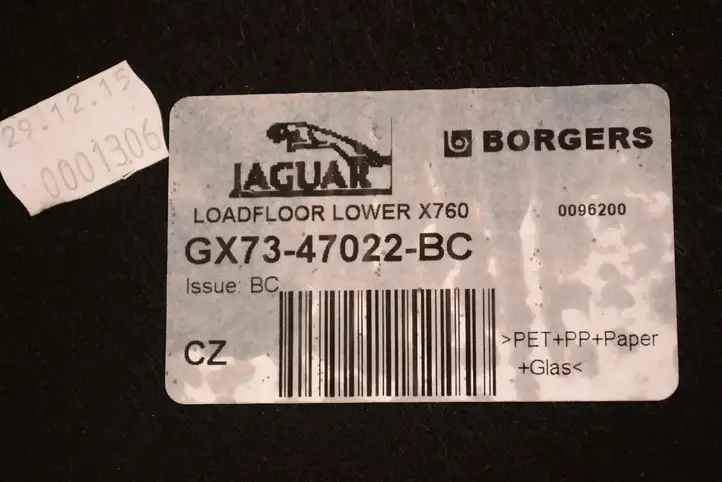 Jaguar XE (2014 - 2019) GX7347022BC Пол багажника — фото 5