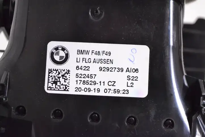 BMW X2 F39 (2018 - 2022) 9292739 Воздушная решетка панели — фото 5