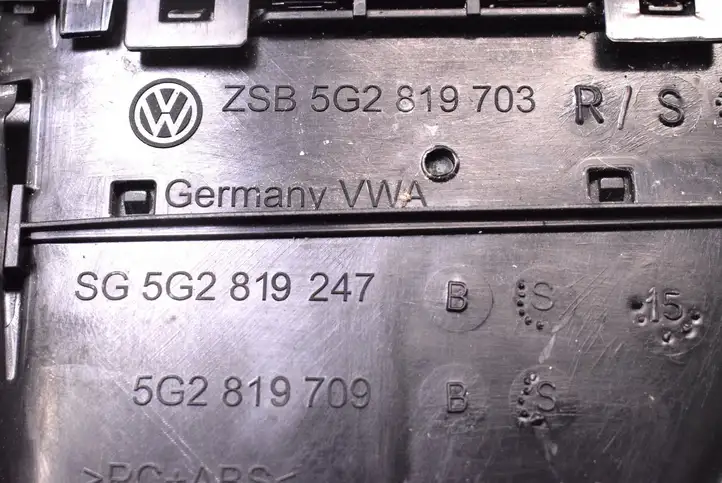Volkswagen Golf VII (2013 - 2019) 5G2819703 Воздушная решетка панели — фото 7