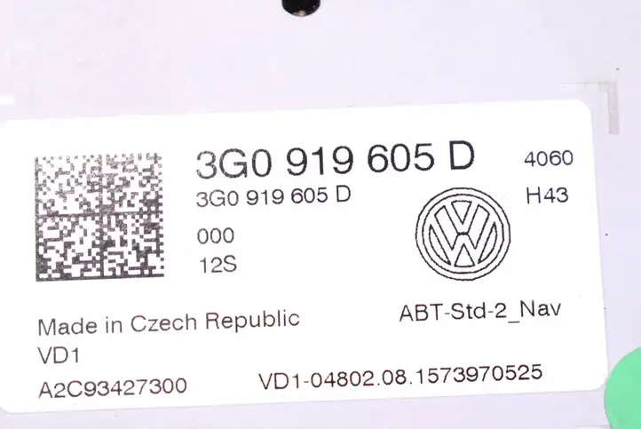 Volkswagen Golf VII (2013 - 2019) 3G0919605D Магнитола / мультимедийная система — фото 9