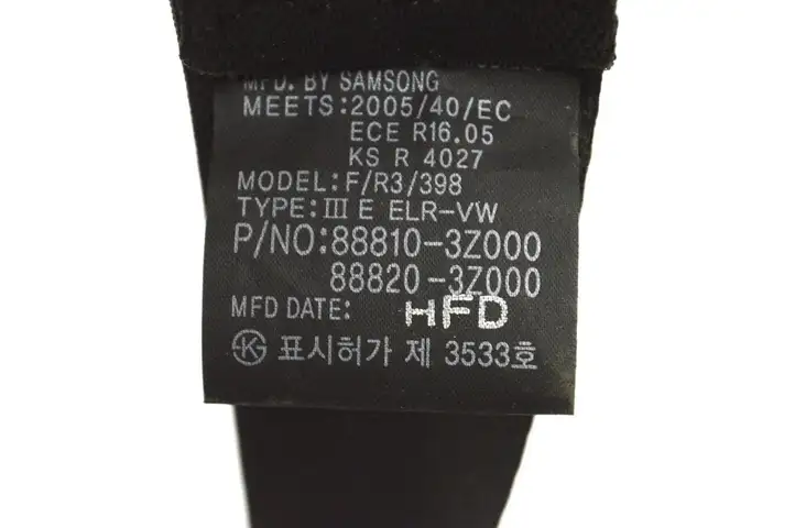 Hyundai i40 (2011 - ) 888203Z000 Передний ремень безопасности — фото 6