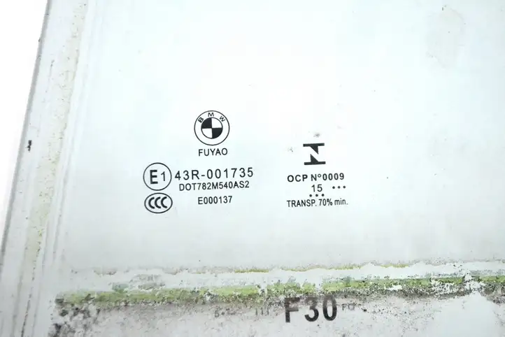 BMW 3 F30 F35 F31 (2012 - 2018) 43R001735 Стекло задней двери — фото 5