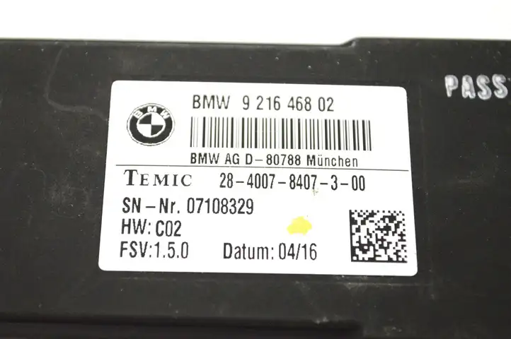 BMW 3 F30 F35 F31 (2012 - 2018) 9216468 Реле обогрева — фото 6