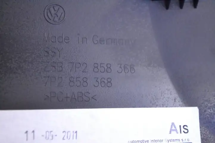 Volkswagen Touareg II (2010 - 2018) 7P2858366 Нижняя отделка панели приборов — фото 5