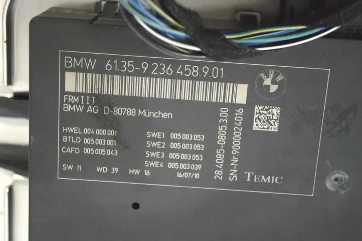 BMW 7 F01 (2008 - 2016) 9236458 Блок управления светом — фото 4