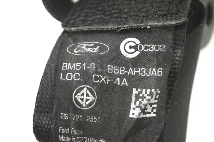 Ford Focus (2011 - 2015) BM51611B68AH Задний ремень безопасности — фото 5