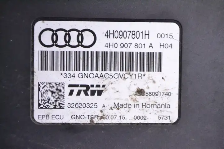 Audi A6 C7 (2014 - 2018) 4H0907801H Блок управления стояночным тормозом (EPB) — фото 5