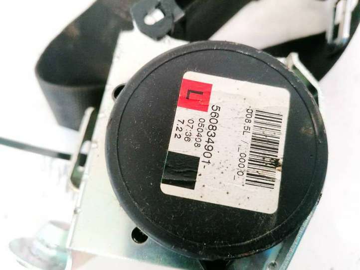 Opel Astra (2004 - 2009)  560834901 Передний ремень безопасности
