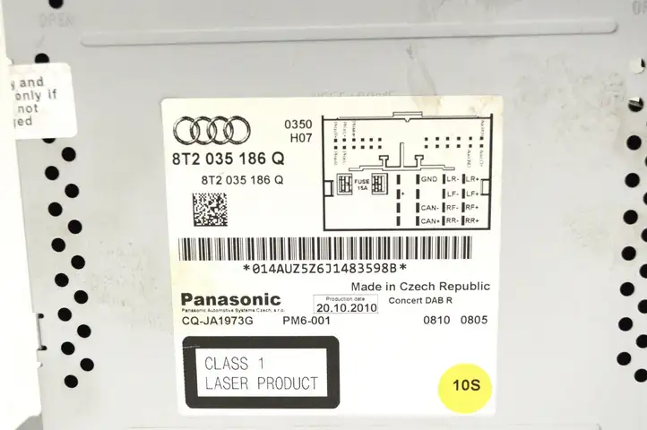 Audi Q5 SQ5 (2008 - 2012) 8T2035186Q Магнитола / мультимедийная система — фото 5