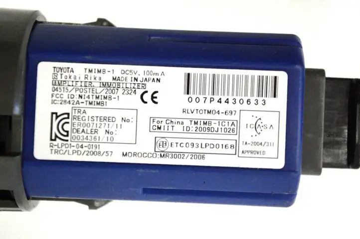 Toyota Prius (XW30) (2009 - 2015) TMIMB1C1A Включатель зажигания и стартера — фото 4