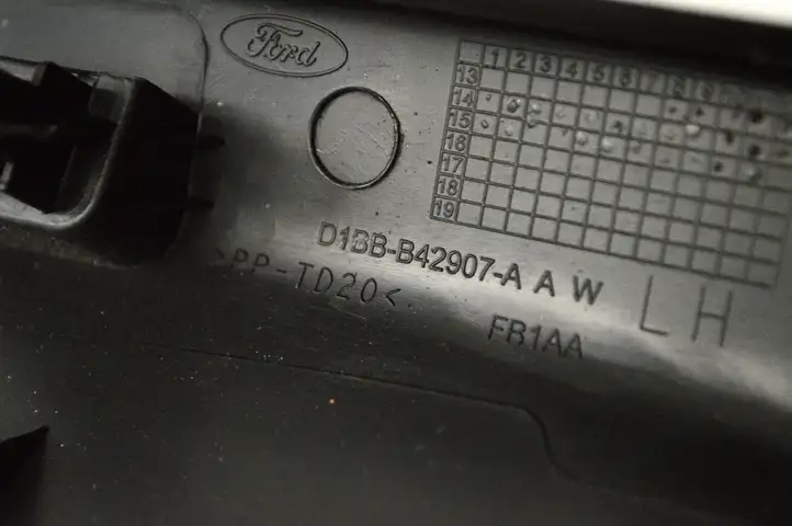 Ford Fiesta (2013 - 2017) D1BBB42907AAW Задняя боковая обшивка салона — фото 5
