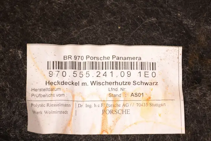 Porsche Panamera (970) (2009 - 2013) 970555241 Обшивка багажника — фото 5
