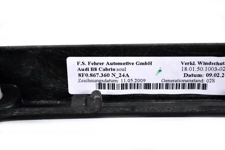 Audi A5 8T 8F (2007 - 2011) 8F0867360 Накладка стоек лобового стекла — фото 5
