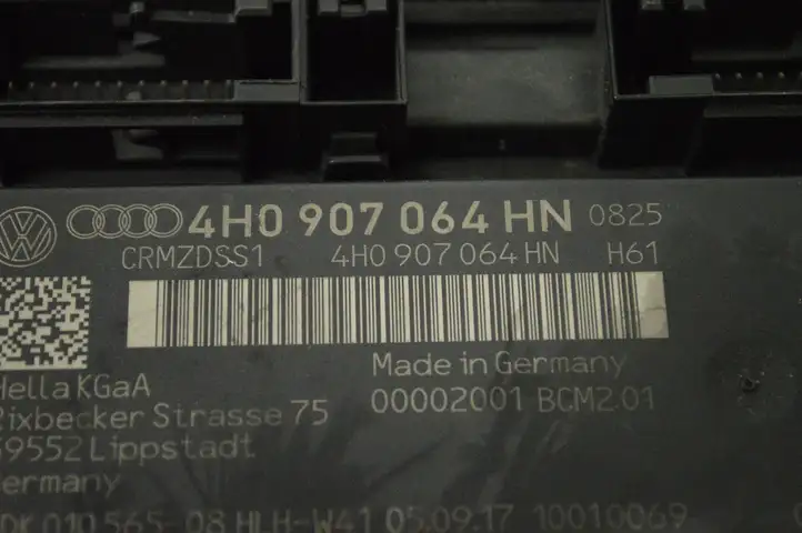 Audi A7 S7 4G (2010 - 2014) 4H0907064HN Модуль управления кузовом (BCM) — фото 5