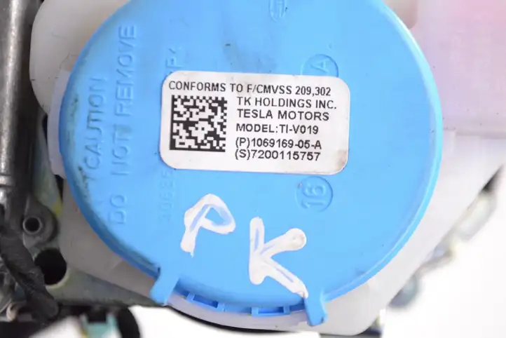 Tesla Model X (2015 - 2021) 106916905A Передний ремень безопасности — фото 5