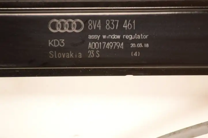 Audi A3/S3 8V (2016 - 2020) 8V4837461 Электростеклоподъемник передний (комплект) — фото 7