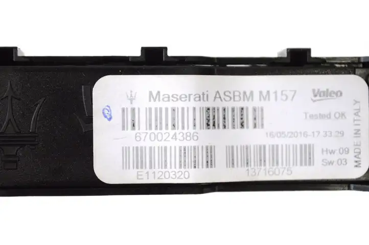 Maserati Ghibli (2013 - 2017) 670024386 Блок кнопок на панели — фото 4