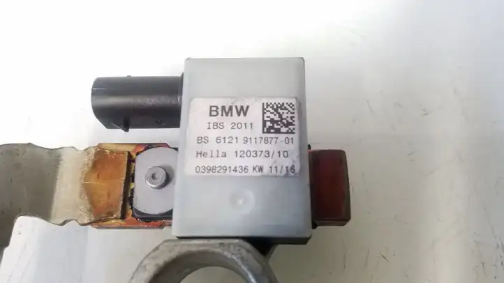 BMW 3 F30 F35 F31 (2012 - 2018) 9117877 Минусовой провод аккумулятора — фото 5