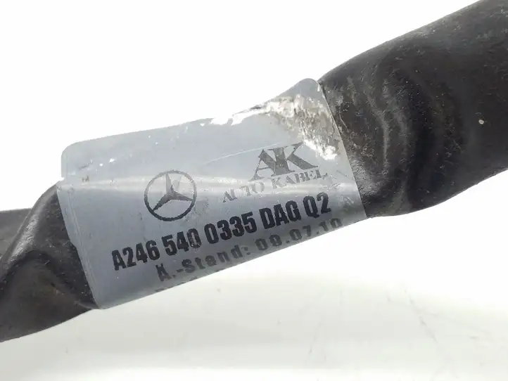 Mercedes-Benz CLA C117,X117,W117 (2013 - 2019) A2465400335 Минусовой провод аккумулятора — фото 3