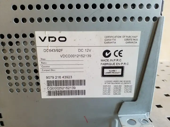 Subaru Forester SG (2003 - 2005) VDCD0012152139 Магнитола / мультимедийная система — фото 8