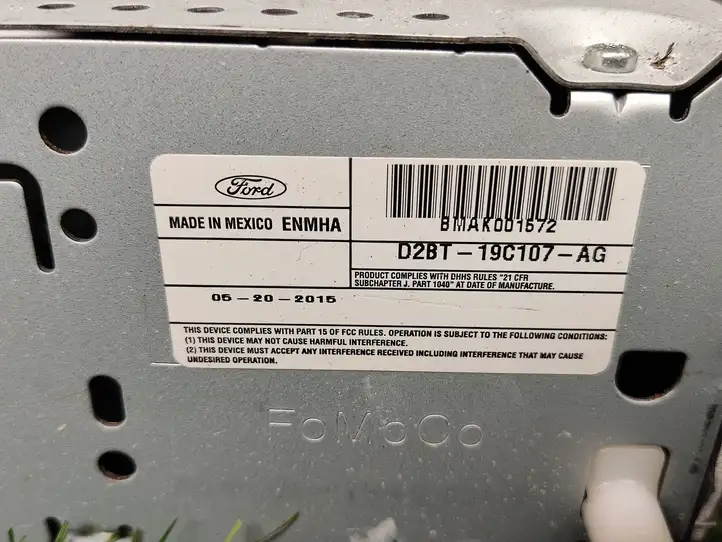 Ford Fiesta (2013 - 2017) D2BT19C107AG Магнитола / мультимедийная система — фото 2