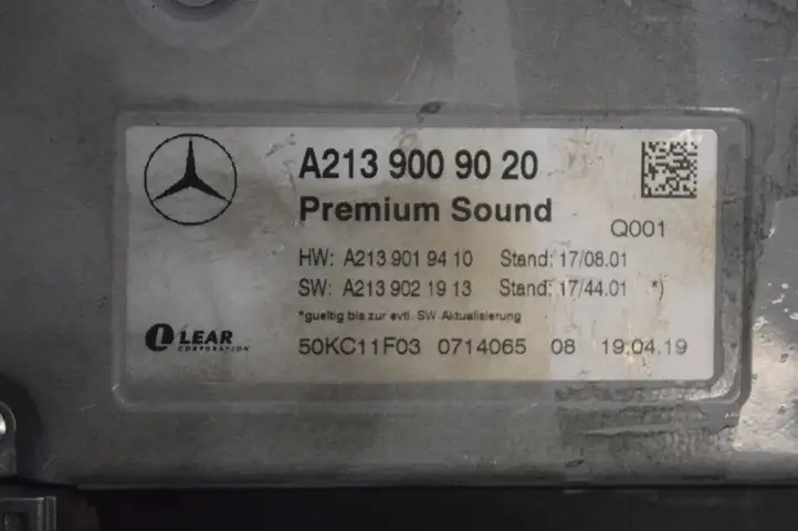 Mercedes-Benz E W238 (2017 - ) A2139009020 Усилитель звука — фото 5
