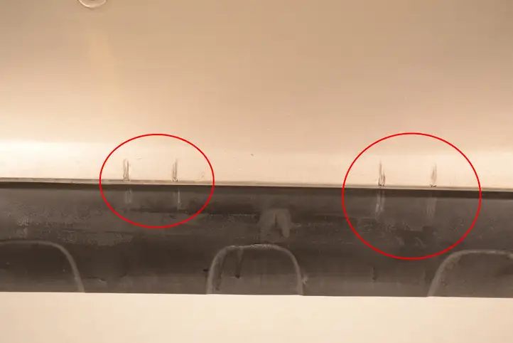 Lexus RX 330 - 350 - 400H (2008 - 2012) Задний бампер — фото 12