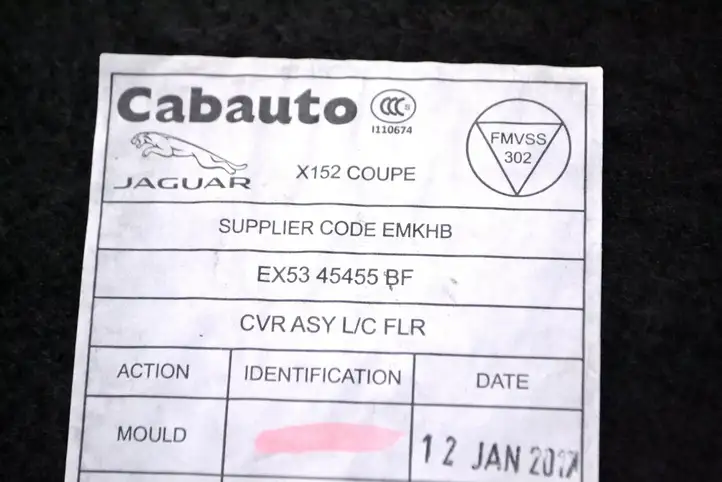Jaguar F-Type (2017 - 2019) EX5345455BF Пол багажника — фото 5